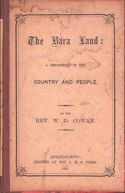 The Bara Land: A description of the country and people