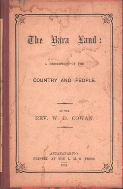 The Bara Land: A description of the country and people