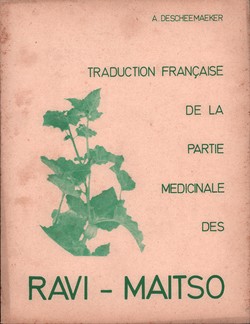 Traduction Française de la Partie Médicinale des Ravi-Maitso