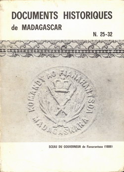 Documents Historiques de Madagascar: N. 25-32