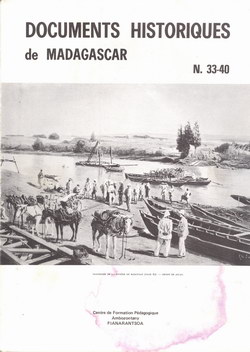 Documents Historiques de Madagascar: N. 33-40