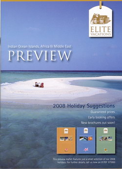 Indian Ocean Islands, Africa & Middle East Preview: 2008 Holiday Suggestions