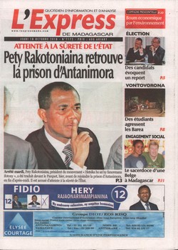 L'Express de Madagascar: No 7172; Jeudi 18 octobre 2018