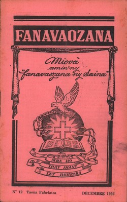 Ny Gazety Fanavaozana: No. 12 Taona fahefatra: Décembre 1956