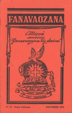 Ny Gazety Fanavaozana: No. 12 Taona Fahenina: Décembre 1958