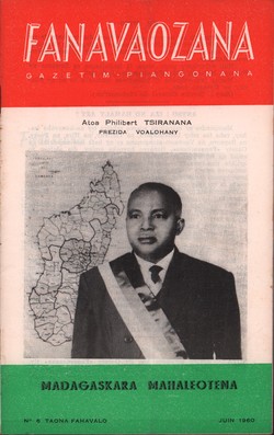 Fanavaozana: Gazetim-Piangonana: No. 6 Taona Fahavalo: juin 1960