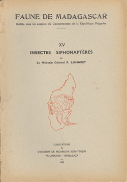 Faune de Madagascar: XV: Insectes: Siphonaptères