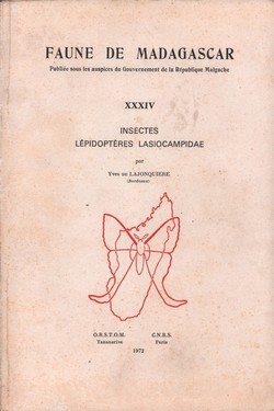 Faune de Madagascar: XXXIV: Insectes: Lépidoptères Lasiocampidae