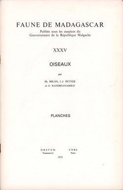 Faune de Madagascar: XXXV: Oiseaux: Planches