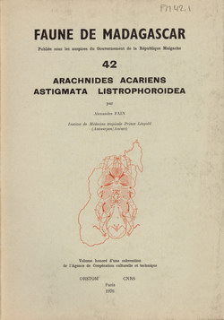Faune de Madagascar: 42: Arachnides, Acariens, Astigmata, Listrophoroidea