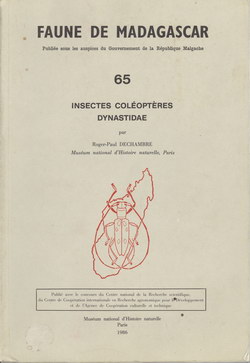 Faune de Madagascar: 65: Insectes Coléoptères, Dynastidae