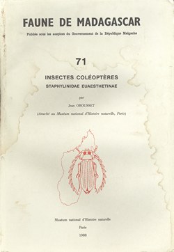 Faune de Madagascar: 71: Insectes Coléoptères: Staphylinidae, Euaesthetinae