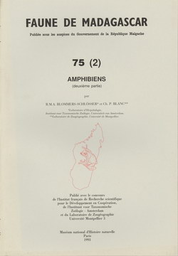 Faune de Madagascar: 75 (2): Amphibiens (deuxième partie)