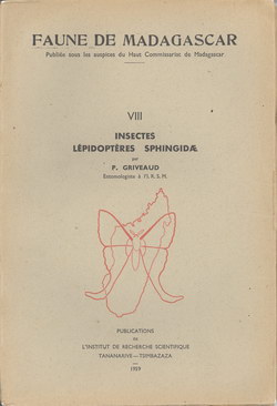 Faune de Madagascar: VIII: Insectes: Lépidoptères: Sphingidae