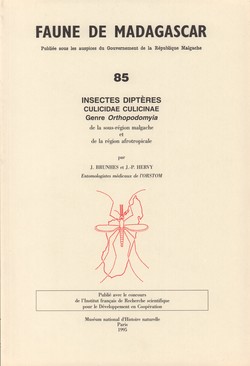 Faune de Madagascar: 85: Insectes Diptères: Culicidae: Culicinae: Genre Orthopodomyia de la sous-région malgache et de la région afrotropicale
