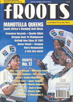 fROOTS Folk Roots Magazine: Aug/Sept 2001, Nos. 218-219 (vol. 23,nos. 2-3), Special Summer Double Issue