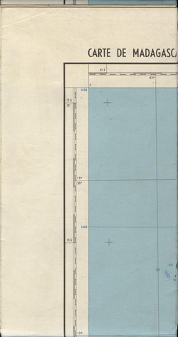 Archipel des Comores: Carte de Madagascar: Feuille No. 1
