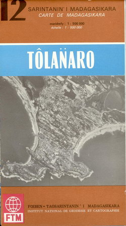 Sarintanan'i Madagasikara / Carte de Madagasikara: Tôlanaro: No. 12