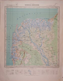 Namakia-Ambohibe: Carte de Madagascar au 1:100000 - Feuille BC53