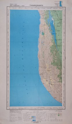 Tanandranto: Carte de Madagascar au 1:100000 - Feuille C60-61