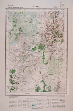 Ilemby: Carte de Madagascar au 1:100000 - Feuille H56