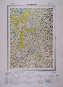 Antananarivo: Feuille P47; Carte Topographique au 1:100000