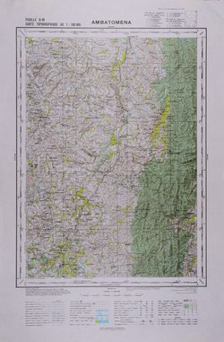 Ambatomena: Carte de Madagascar au 1:100000 - Feuille Q46