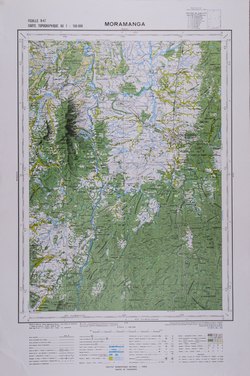 Moramanga: Feuille R47; Carte Topographique au 1:100000