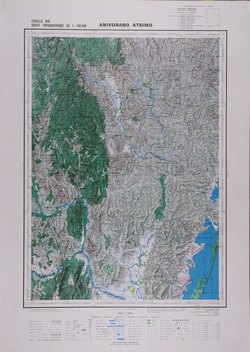 Anivorano-Atsimo: Feuille U46; Carte Topographique au 1:100000