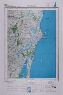 Toamasina: Carte de Madagascar au 1:100000 - Feuille V45