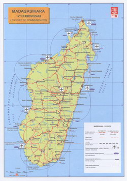 Madagasikara: Ny Fifamoivoizana: Les Voies de Communication