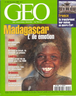 GEO: Un nouveau monde: la Terre: No. 249, Novembre 1999