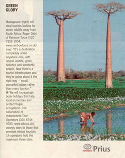 Green Glory: The Sunday Times Travel Supplement Article (20 November 2005)