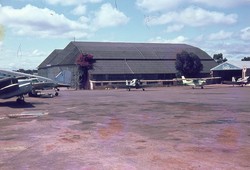 Light aircraft at Ivato Airport: Antananarivo