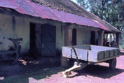 Workshop and trailer at the farm school: Soavinandriana
