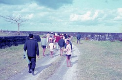 Schoolboys going to half-yearly church meeting: Soavinandriana