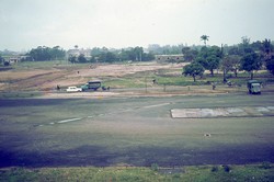 Pousse-pousses on the road: Tamatave