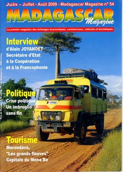 Madagascar Magazine: No. 54: Juin-Juillet-Août 2009