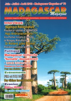 Madagascar Magazine: No. 70: Juin-Juillet-Août 2013