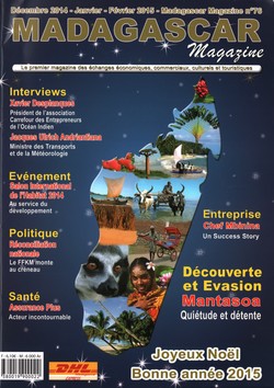 Madagascar Magazine: No. 76: Décembre 2014-Janvier-Février 2015