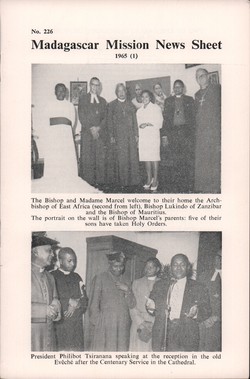 Madagascar Mission News Sheet: No. 226: 1965 (1)