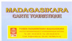 Madagasikara: Carte Touristique