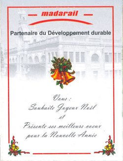 Madarail Christmas Leaflet