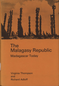 The Malagasy Republic: Madagascar Today