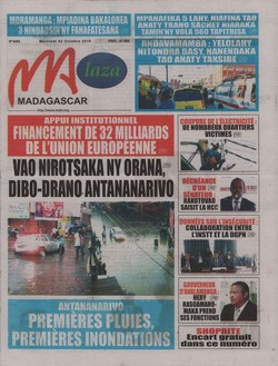 Madagascar Laza: No 4482; Mercredi 2 octobre 2019