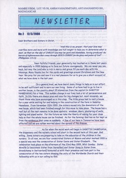 MAMRE FJKM Newsletter: No. 2: 12/3/2000