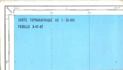 Sainte Marie: Carte Topographique au 1 : 50 000: Feuille X-41-42