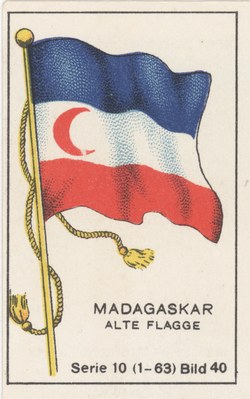 Madagaskar: Alte Flagge
