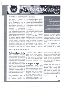 Monthly from Madagascar: Madagascar Fauna Group: March 2007: Volume 4, Issue 5