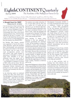 Eighth Continent Quarterly: Spring 2009
